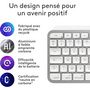 Voir la diapositive 5 : Logitech Clavier sans fil MX Keys S for Mac Gris Pale