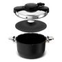 Voir la diapositive 3 : SEB Autocuiseur cocotte 3 en 1 TEMPO 6L noir