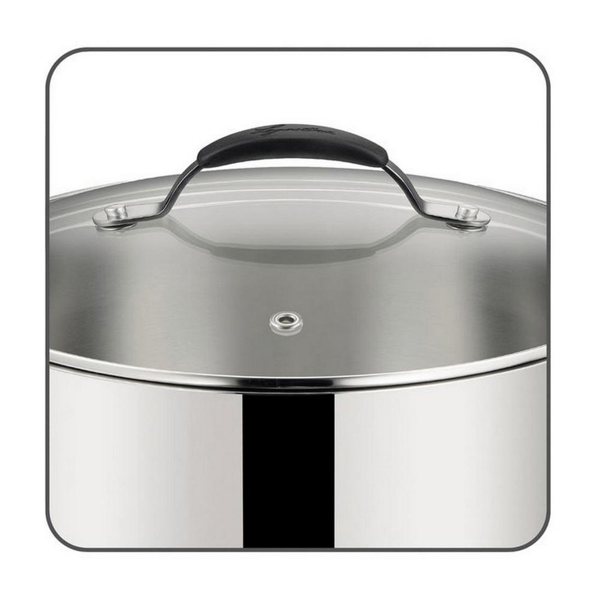 Voir la diapositive 5 : Lagostina Faitout inox 18cm avec couvercle - 12896031618