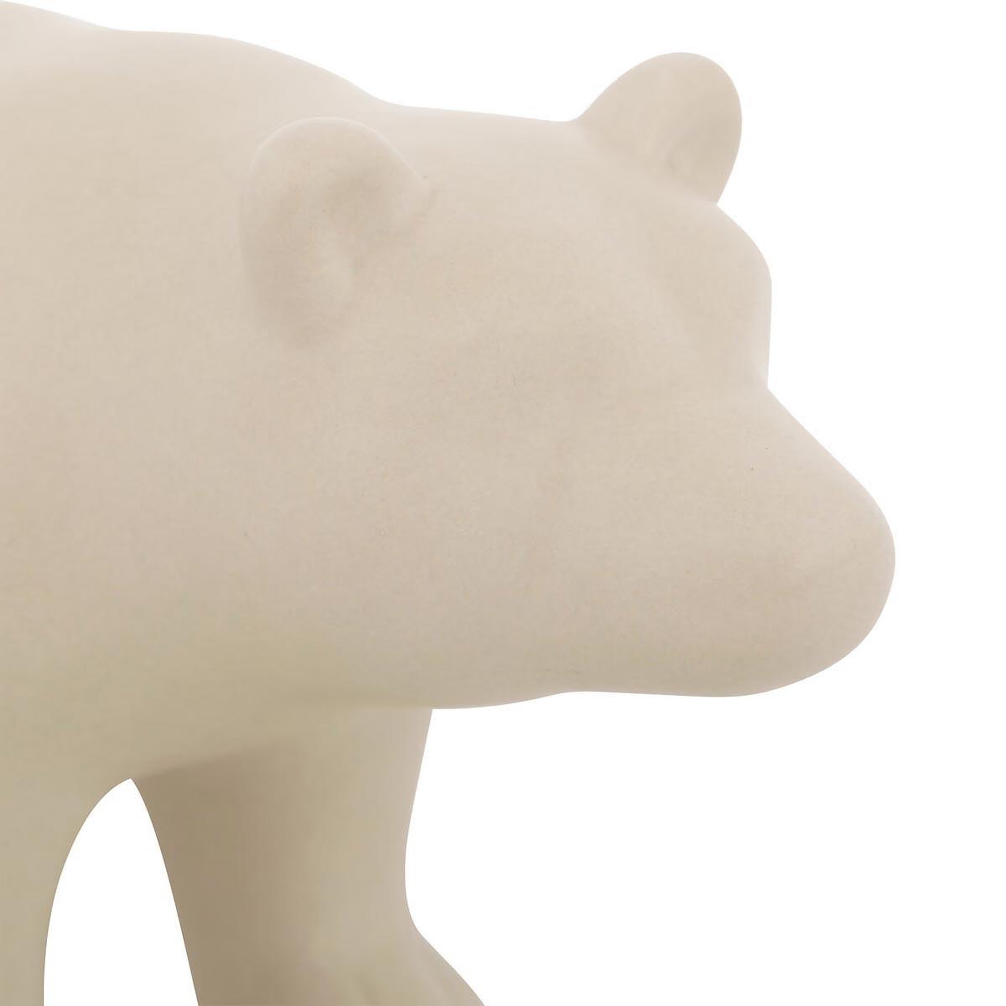 Voir la diapositive 2 : ATMOSPHERA Statuette ours en céramique  inuit dreams  22cm beige
