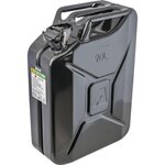 ARNOLD Bidon à carburant métallique, 20 l, noir