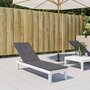 Voir la diapositive 1 : VIDAXL Coussin de chaise de terrasse anthracite (75+105)x50x4 cm