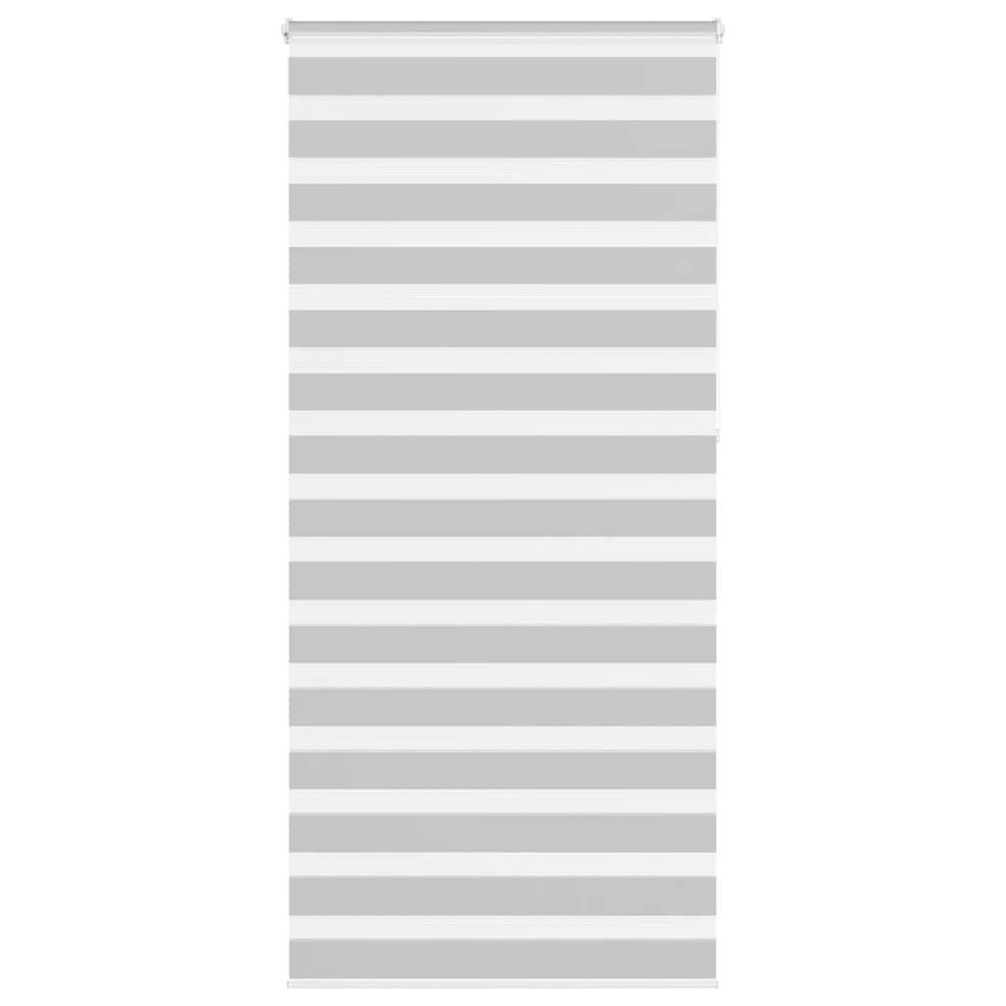 VIDAXL Store zebre gris clair largeur du tissu 100,9 cm polyester