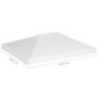 Voir la diapositive 6 : VIDAXL Toile de toit de belvedere 270 g/m^2 4x3 m Blanc