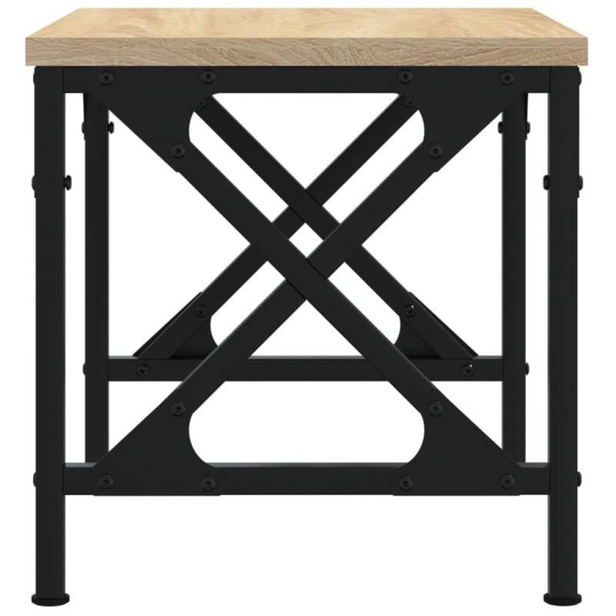 VIDAXL Support d imprimante chêne sonoma 40x30x31 cm bois d ingénierie