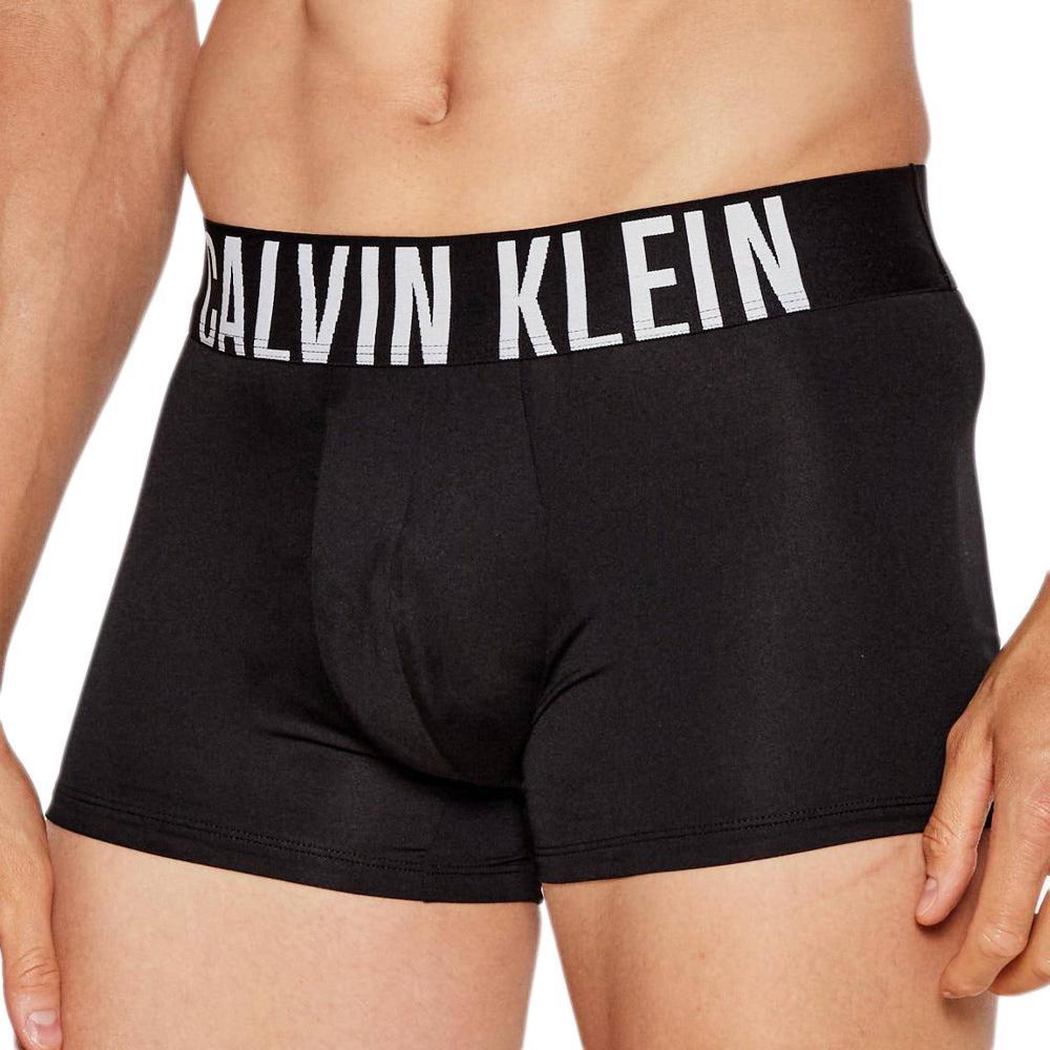 Voir la diapositive 2 : CALVIN KLEIN JEANS Boxers Noir/Vert Homme Calvin Klein Jeans Trunk