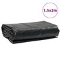 Voir la diapositive 6 : VIDAXL Bache anthracite 1,5x2 m 600 g/m²