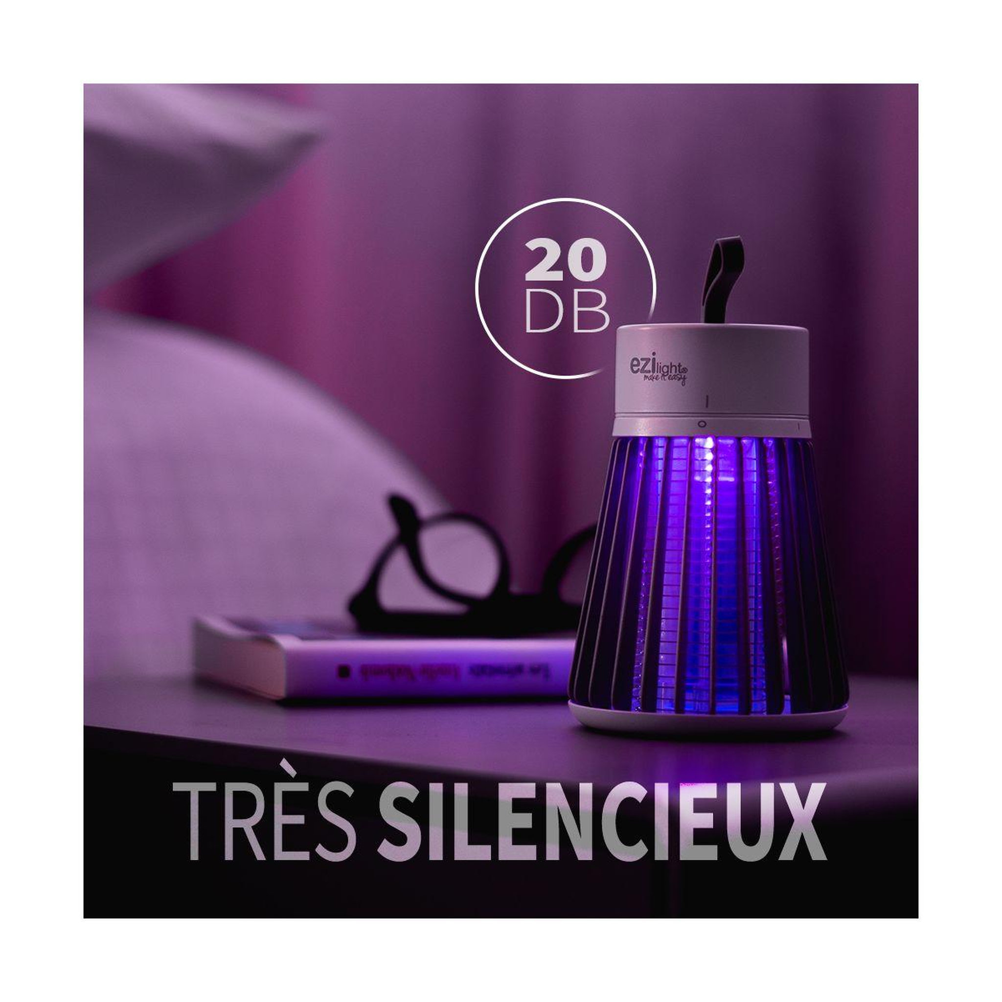 Voir la diapositive 5 : EZILIGHT Appareil anti moustique Lampe nomade MS20