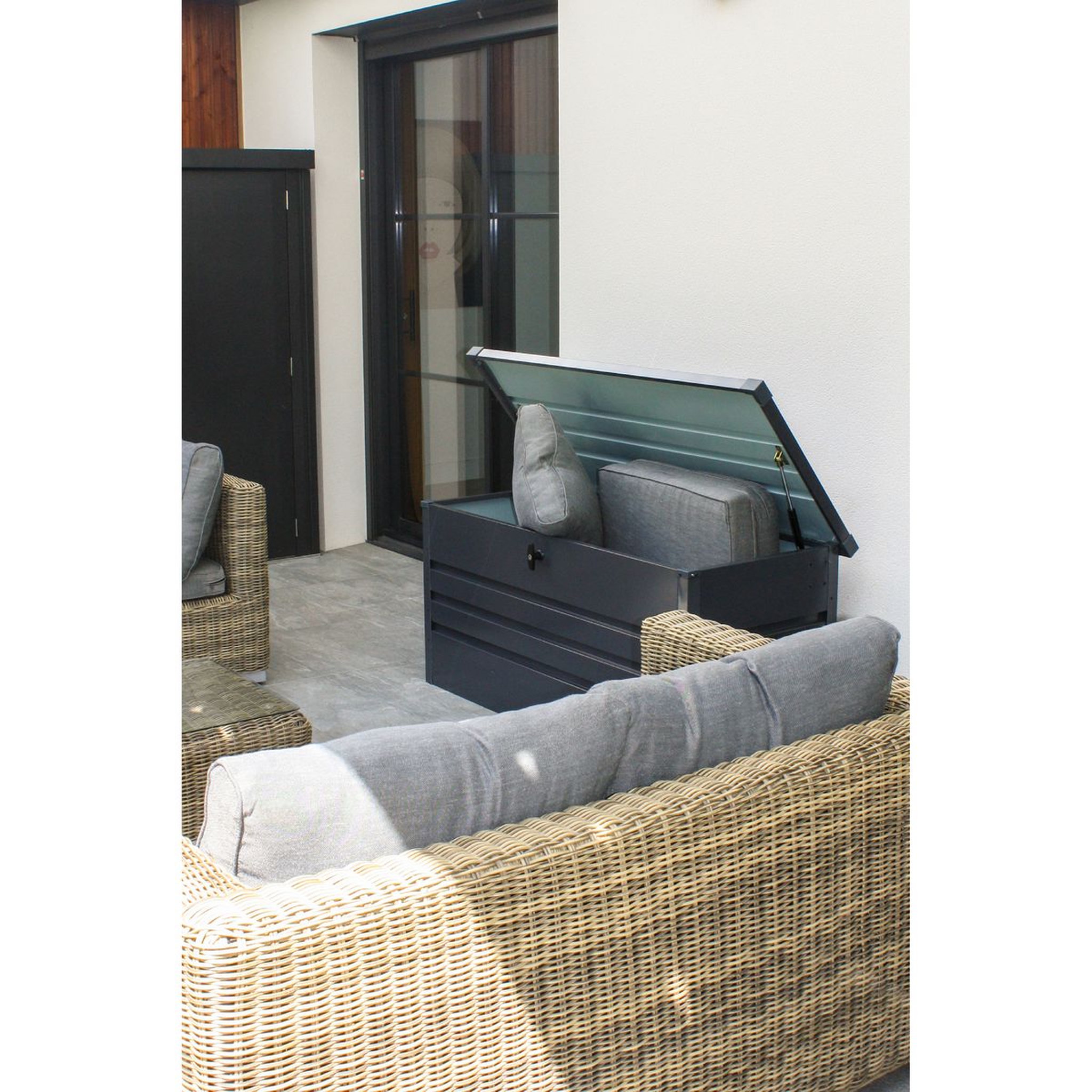 Voir la diapositive 6 : City Garden Coffre de jardin - Anthracite - 350L