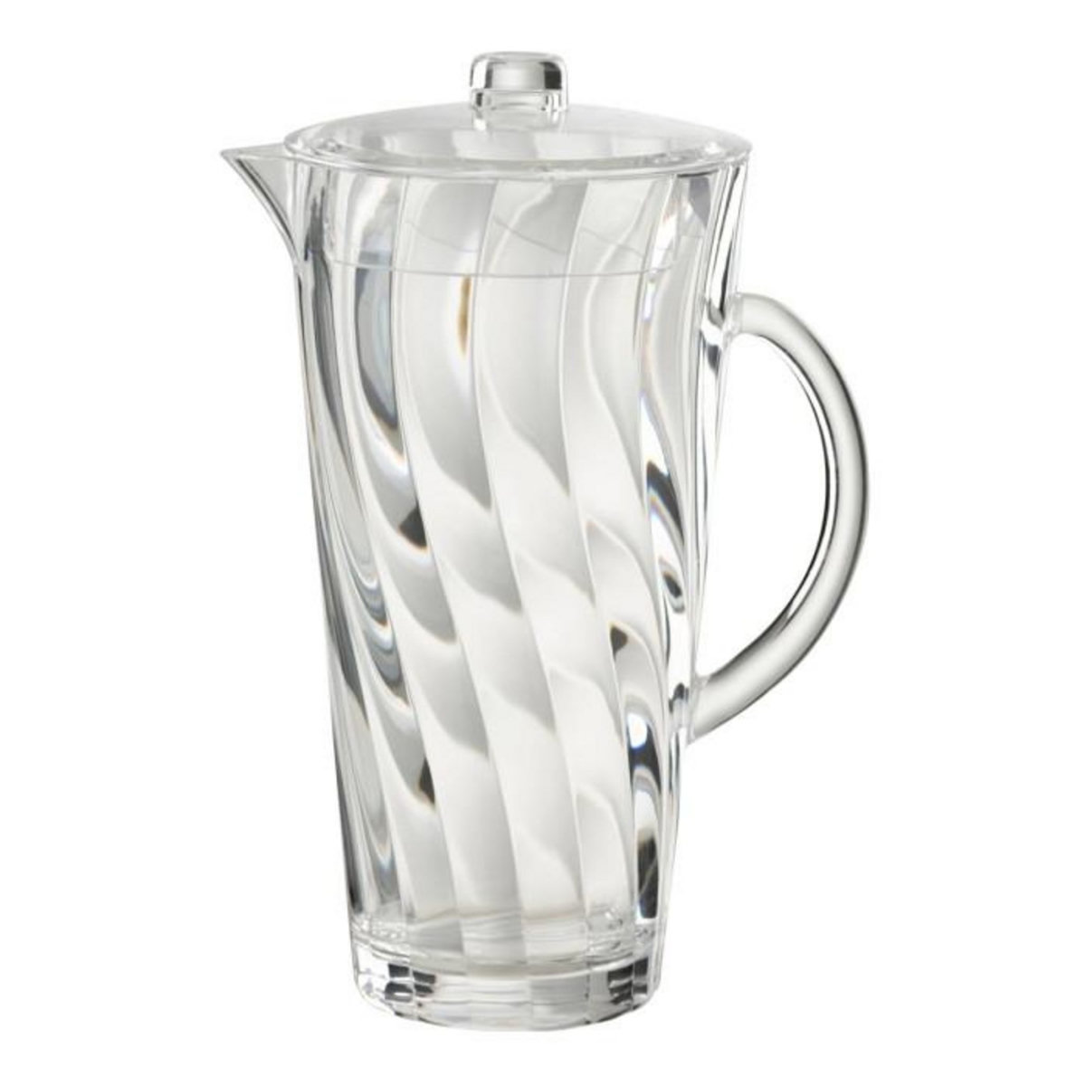 Paris Prix Carafe Réutilisable  Vague  2,32L Transparent