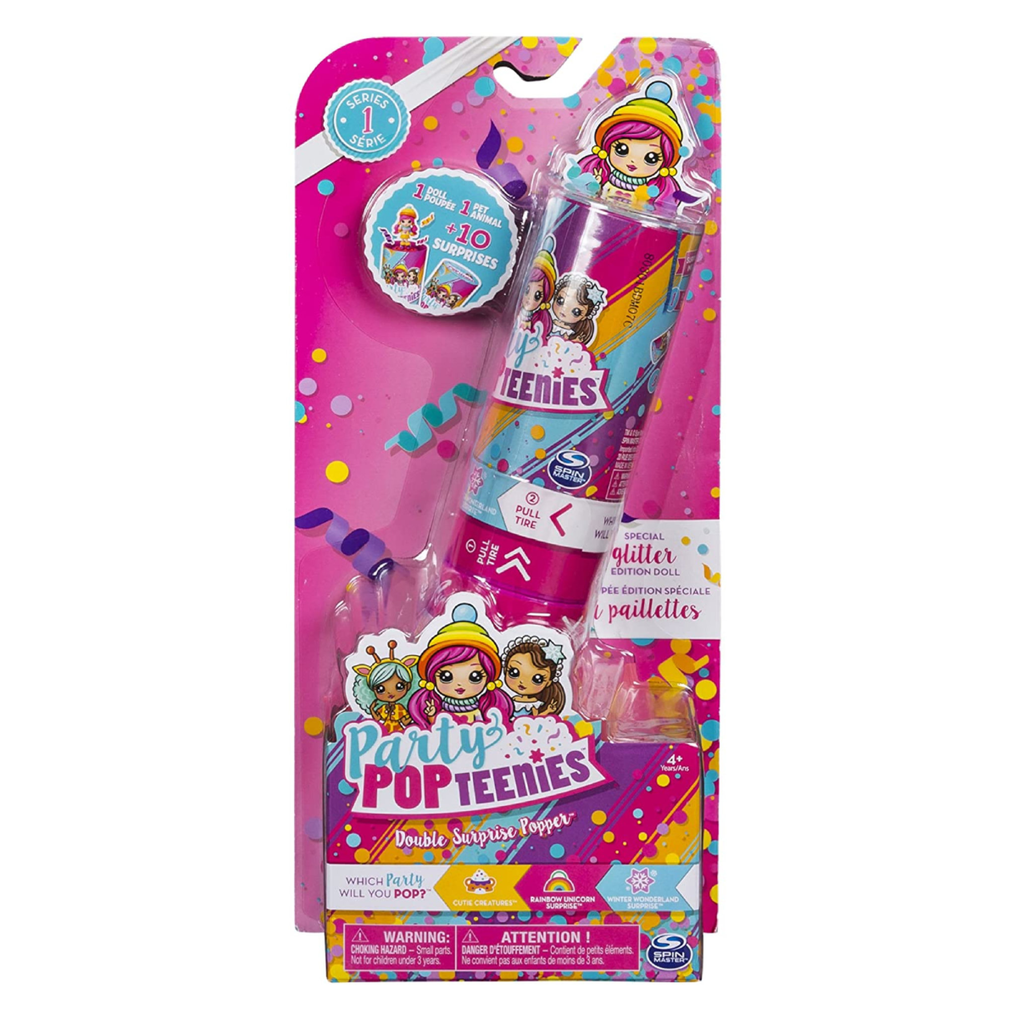 Voir la diapositive 1 : SPIN MASTER Figurine party Pop Teenies surprise