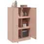 Voir la diapositive 4 : VIDAXL Buffet rose 67x39x107 cm acier