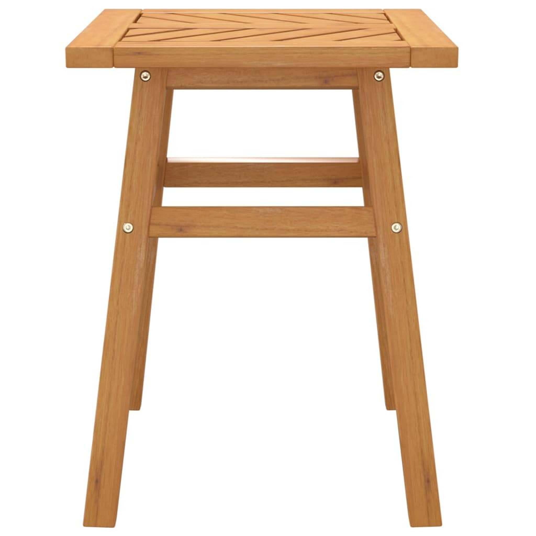 Voir la diapositive 4 : VIDAXL Table d'appoint 45x45x60 cm bois massif d'acacia