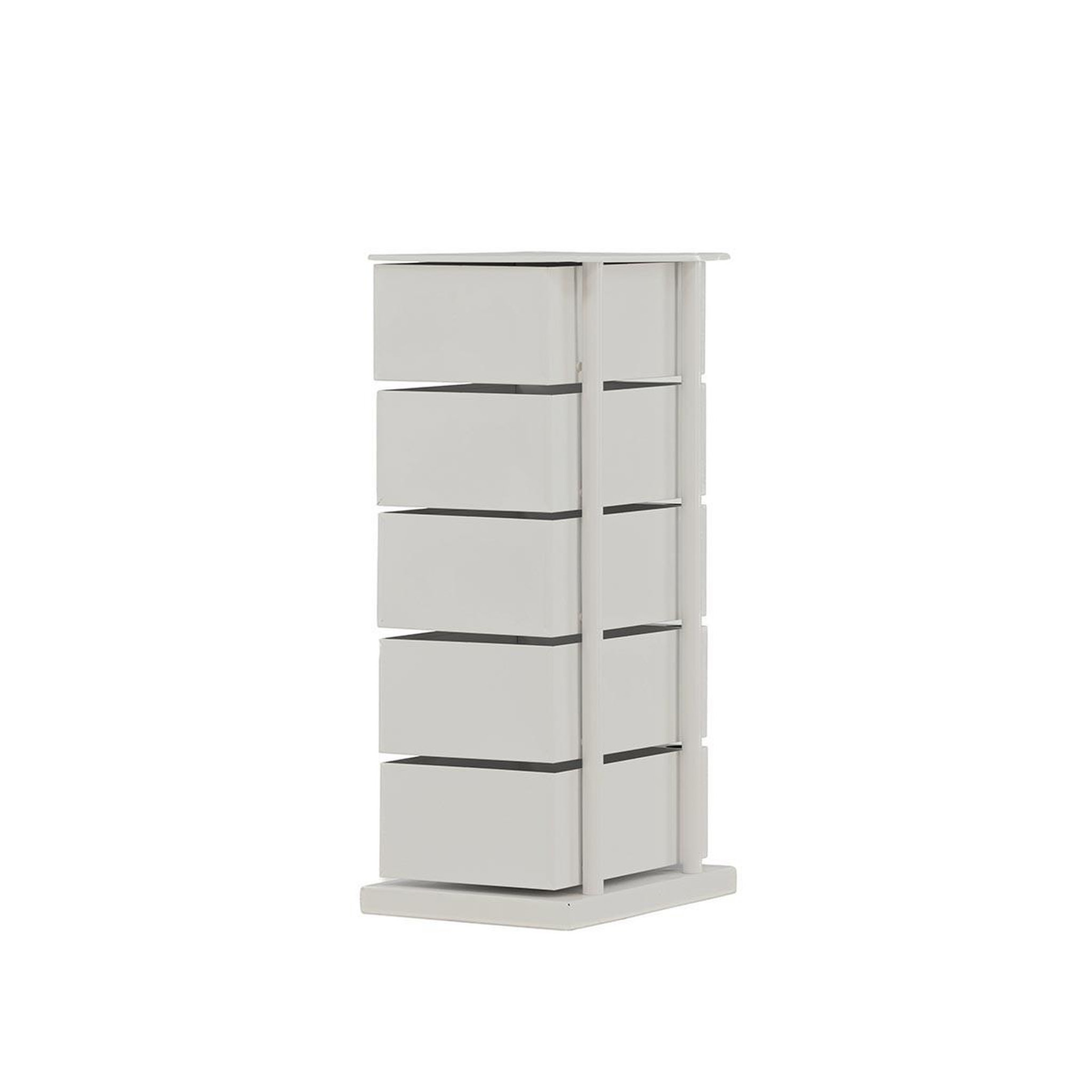 Voir la diapositive 6 : Paris Prix Meuble de rangement 5 tiroirs  san carlos  72cm blanc