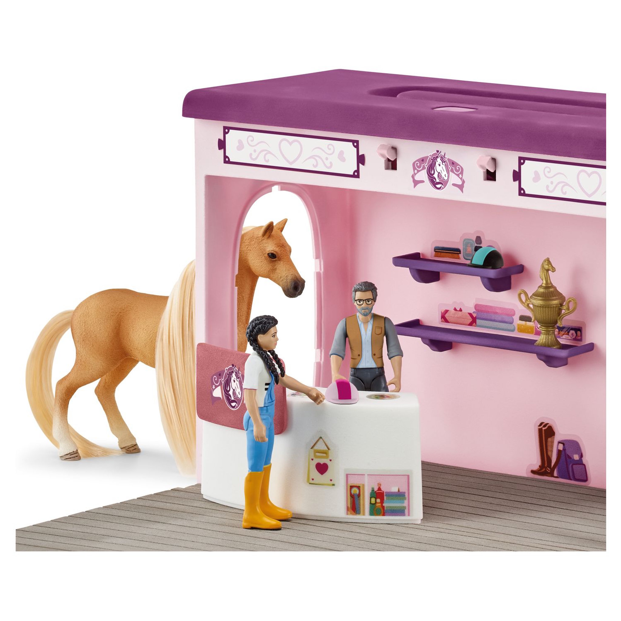 Voir la diapositive 4 : Schleich Malette de coiffage - Sofia's Beauties