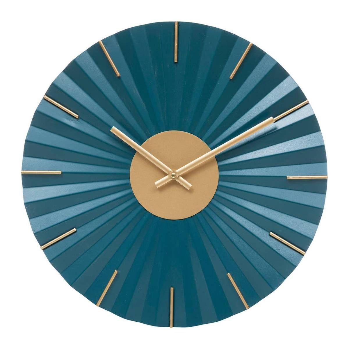 ATMOSPHERA Horloge Murale en Métal  Jil  44cm Bleu