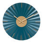 Voir la diapositive 1 : ATMOSPHERA Horloge Murale en Métal  Jil  44cm Bleu