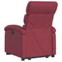 Voir la diapositive 5 : VIDAXL Fauteuil inclinable de massage electrique Rouge bordeaux Tissu
