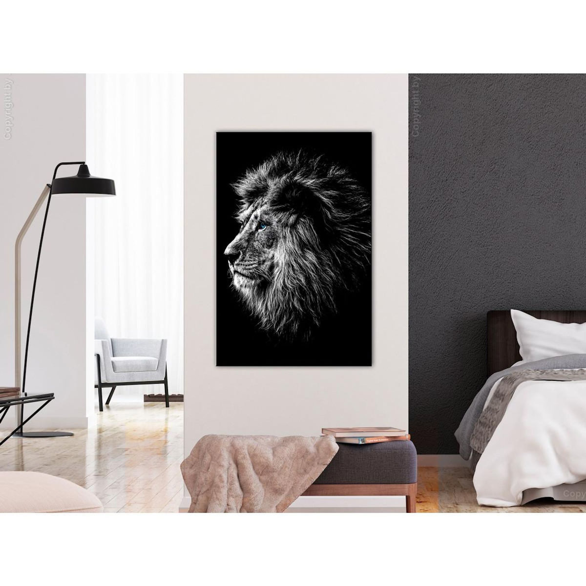 Paris Prix Tableau Imprimé  Blue Eyed Lion