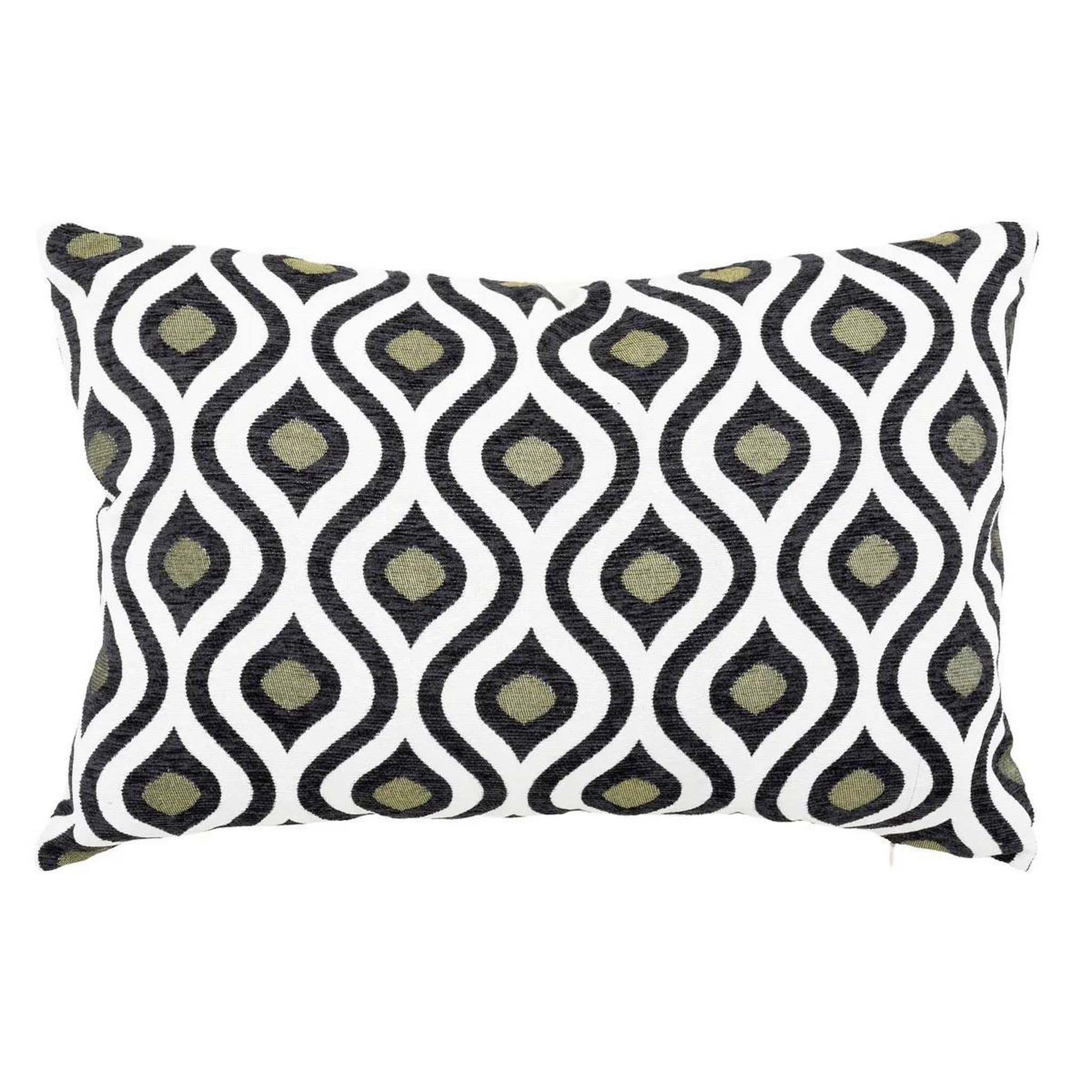 ATMOSPHERA Coussin déco jacquard  twisted lime  38x58cm multicolore