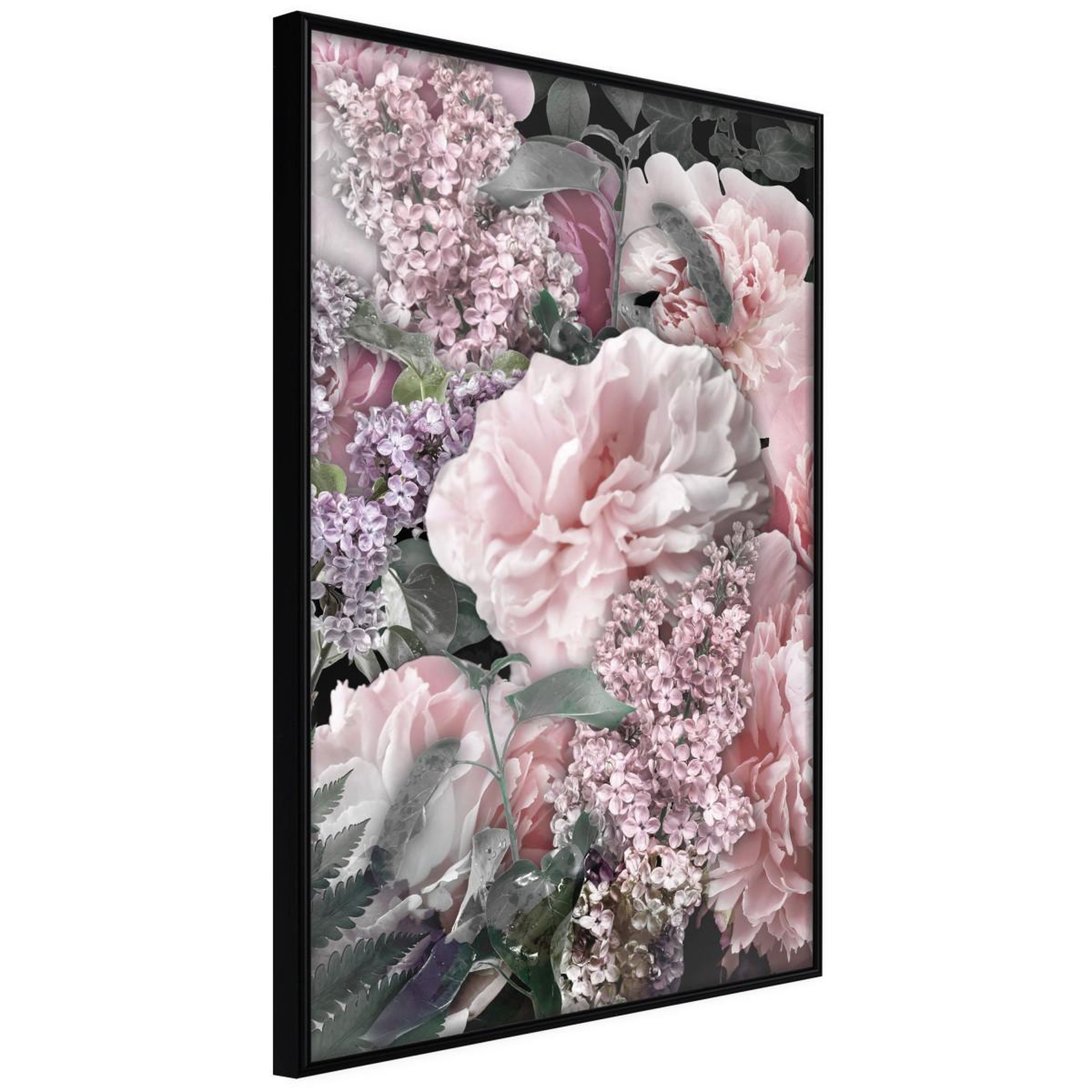 Paris Prix Affiche murale encadrée  floral life