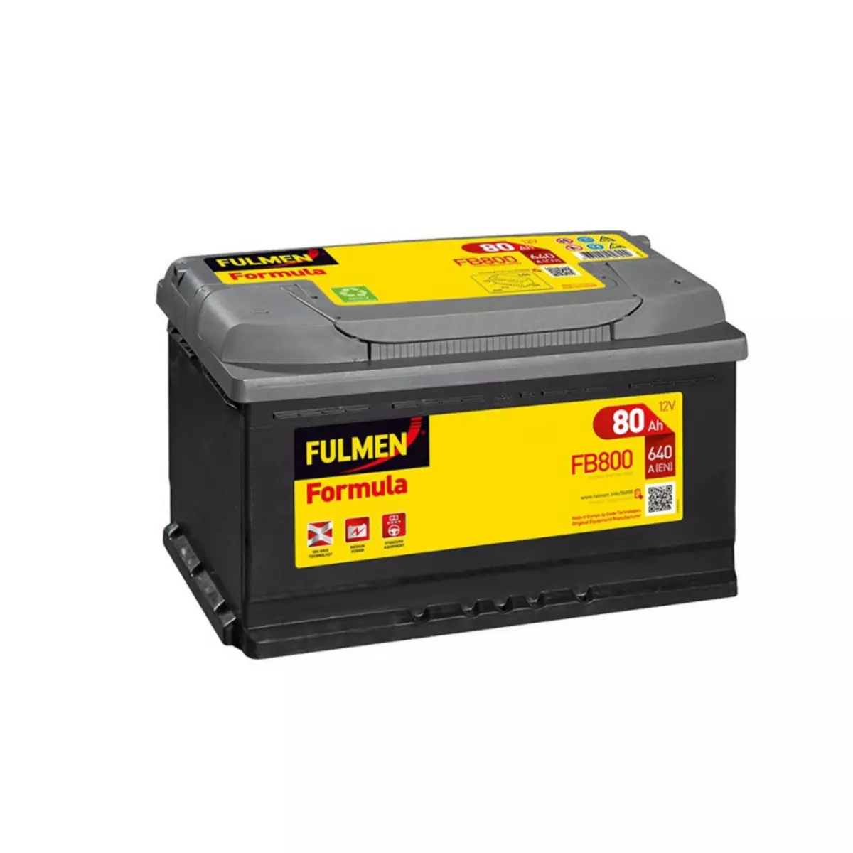 FULMEN Batterie FULMEN Formula FB800 12v 80AH 640A