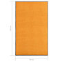 Voir la diapositive 6 : VIDAXL Paillasson lavable Orange 90x150 cm