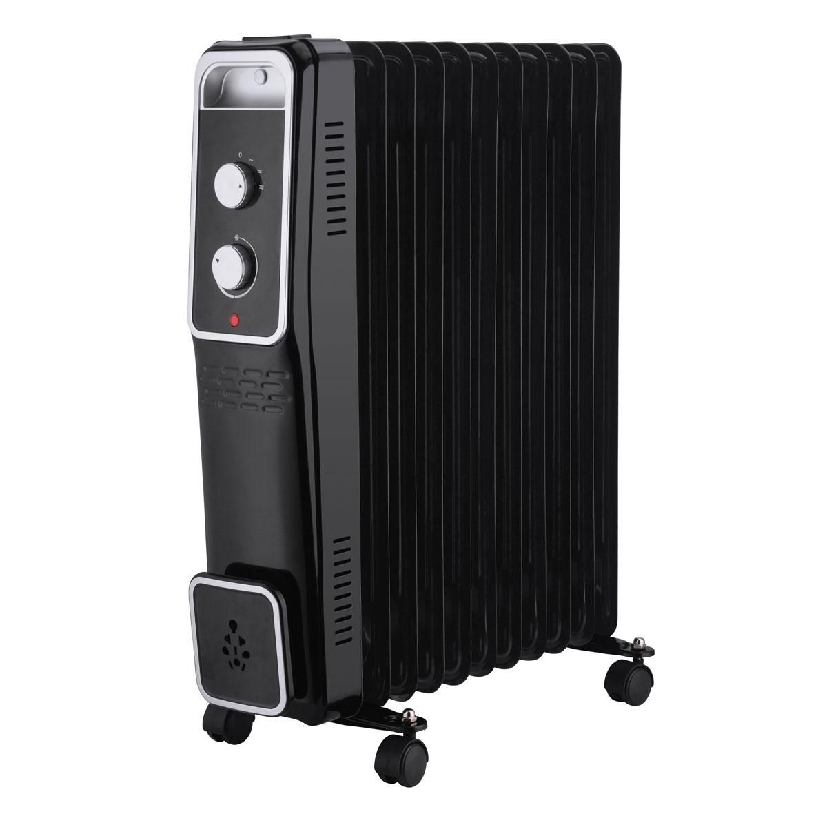 Daewoo Radiateur à bain d'huile 2500w noir - DOH-4911M.BLACK