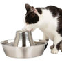 Voir la diapositive 1 : PETSAFE Fontaine pour Animaux - PETSAFE - SEASIDE - Inoxydable - 1,8 L - Silencieuse - Eau filtrée