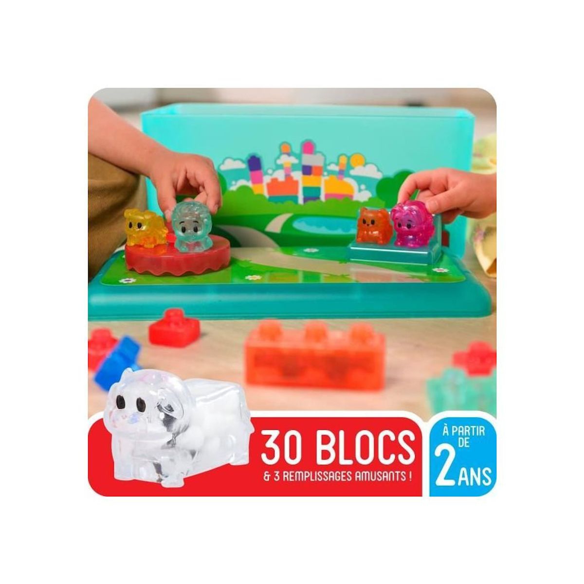 GOLIATH Coffret briques - Jeu de construction - JELLY BLOX - GOLIATH - 24 pieces - Des 2 ans