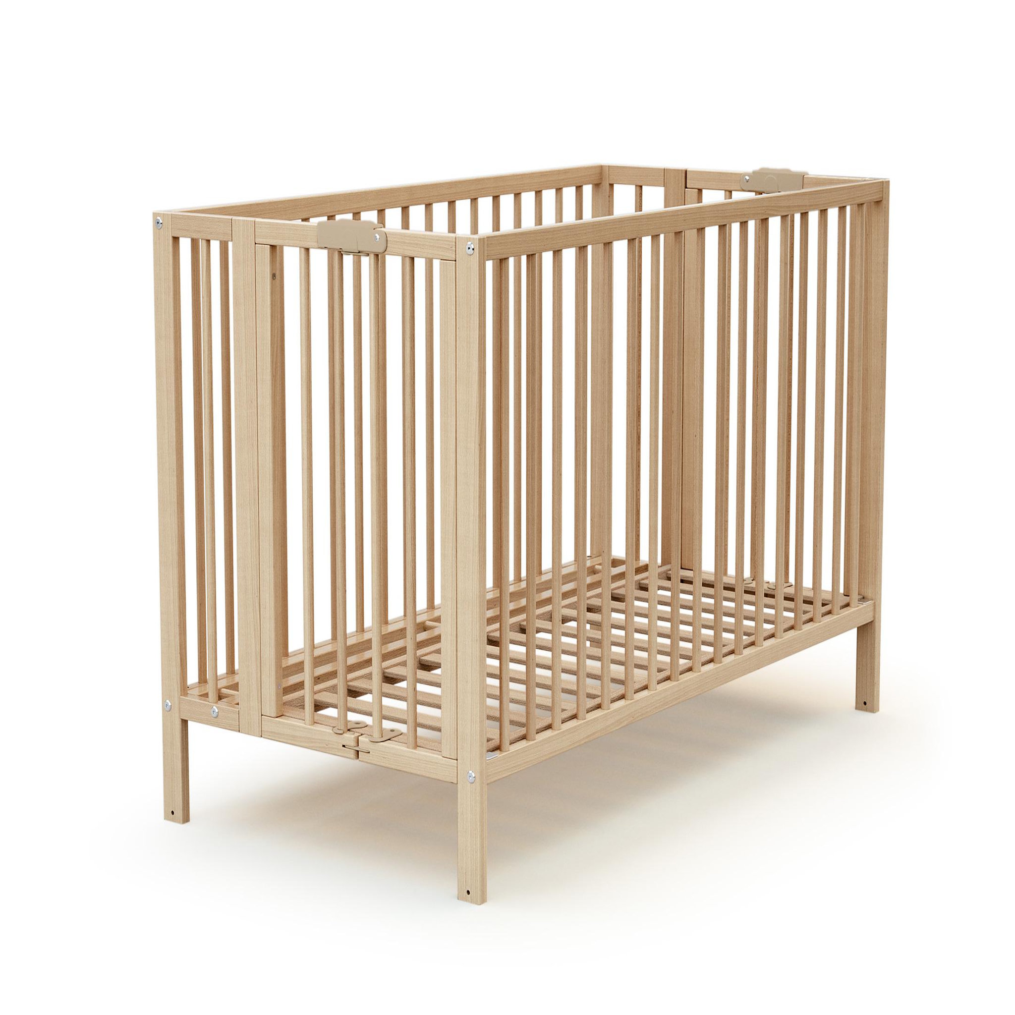 Voir la diapositive 4 : AT4 Lit bébé pliant ESSENTIEL en bois