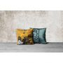 Voir la diapositive 4 : OSTARIA Housse de coussin 40x40 cm Gauguin verte
