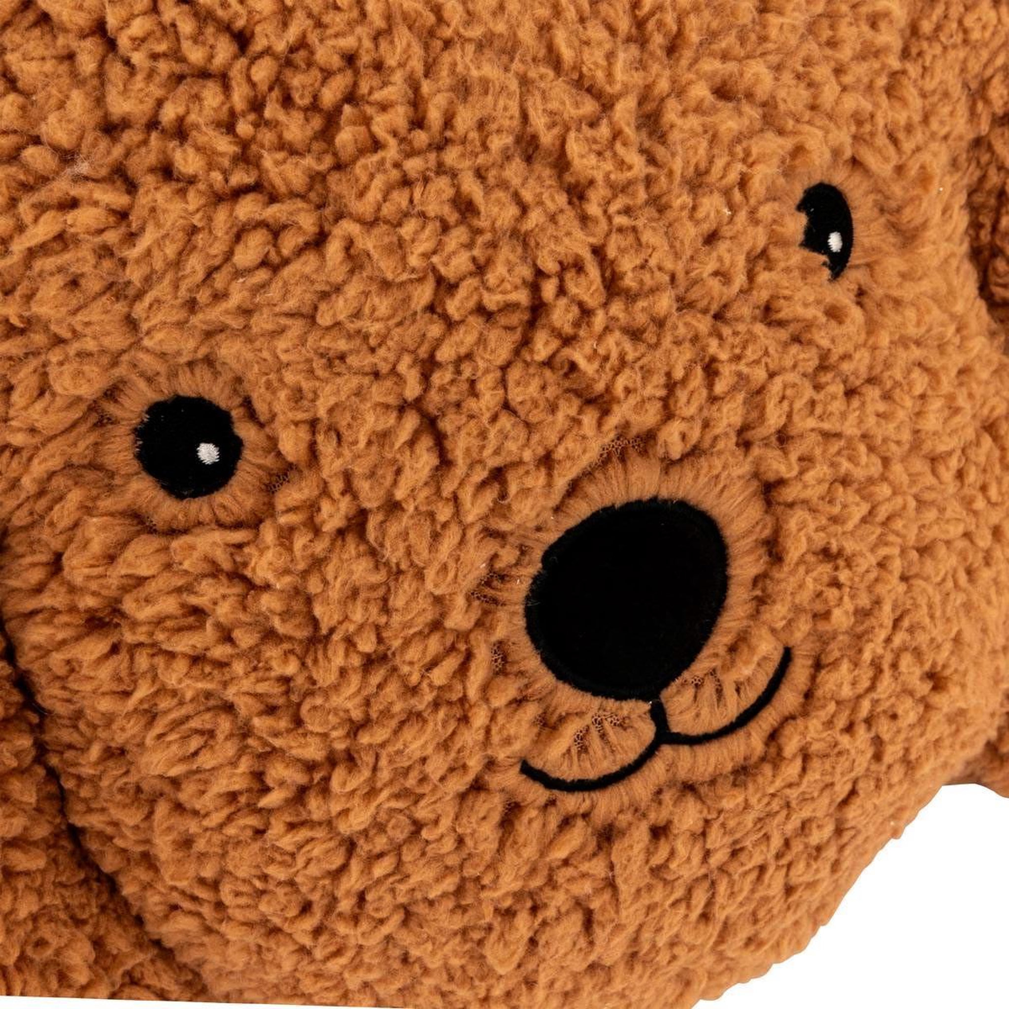 Voir la diapositive 2 : Atmosphera Kids Coussin bouclette tête de chien  scott  36cm marron