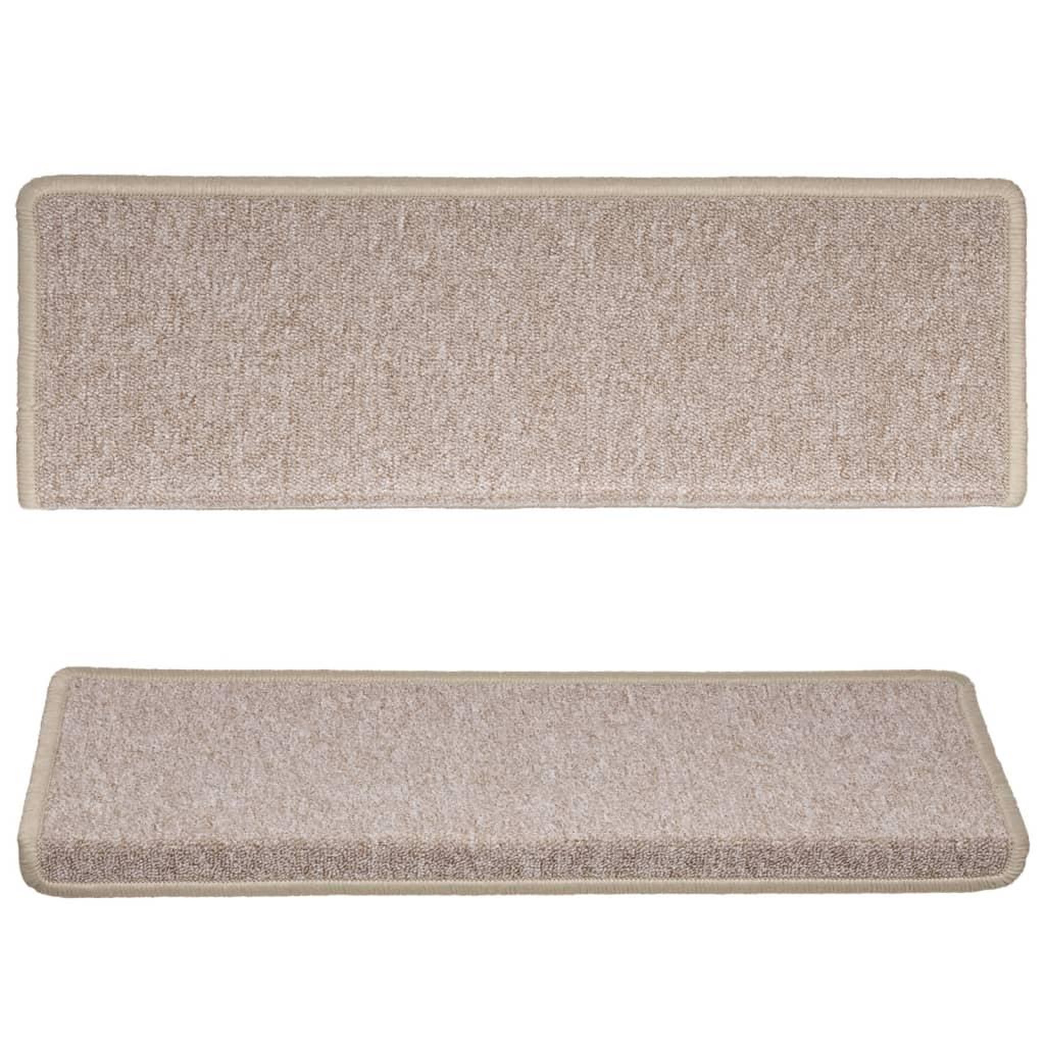 Voir la diapositive 4 : VIDAXL Tapis d'escalier 15 pcs 65x21x4 cm Taupe