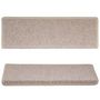 Voir la diapositive 4 : VIDAXL Tapis d'escalier 15 pcs 65x21x4 cm Taupe
