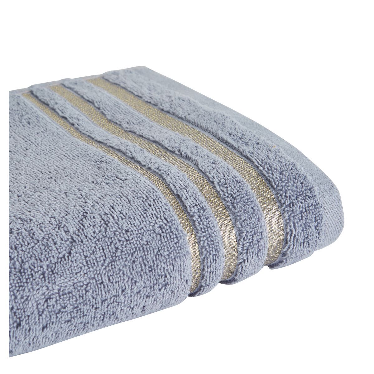 ACTUEL Serviette unie en coton liteau Lurex 500 g/m² SANDY 