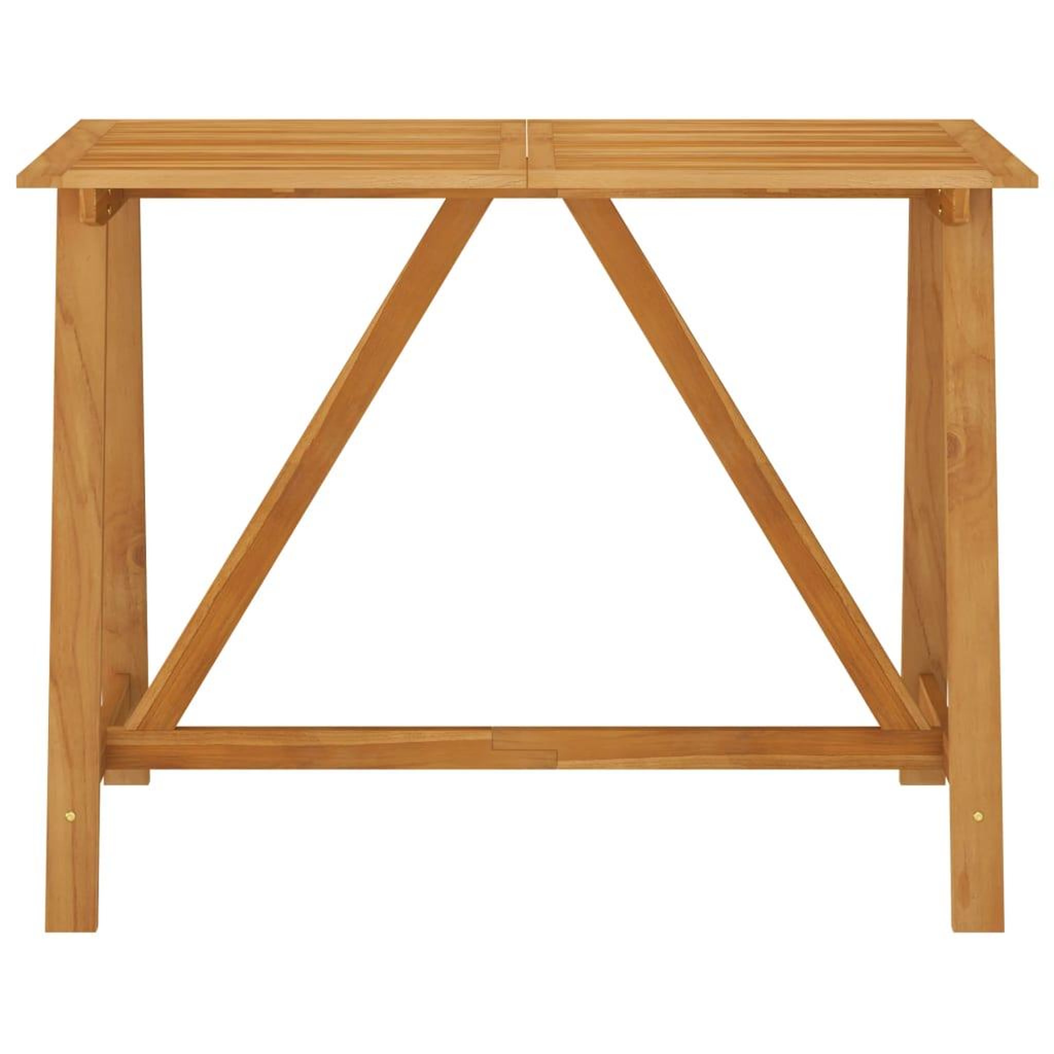 Voir la diapositive 2 : VIDAXL Table de bar de jardin 140x70x104 cm bois d'acacia massif