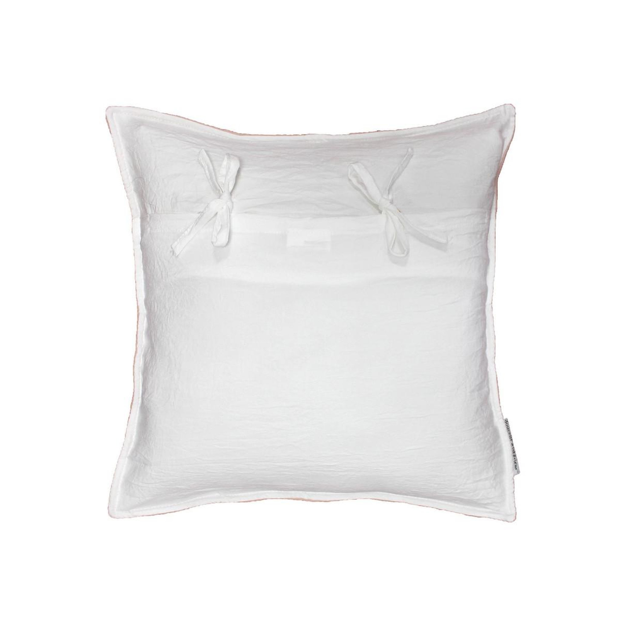 Voir la diapositive 2 : Douceur d'Intérieur Housse de coussin  mellow  40x40cm rose & blanc