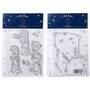  6 Tampons transparents Le Petit Prince - Planètes