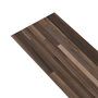 Voir la diapositive 4 : VIDAXL Dalles de plancher PVC 5,02 m^2 2 mm autoadhesif marron raye