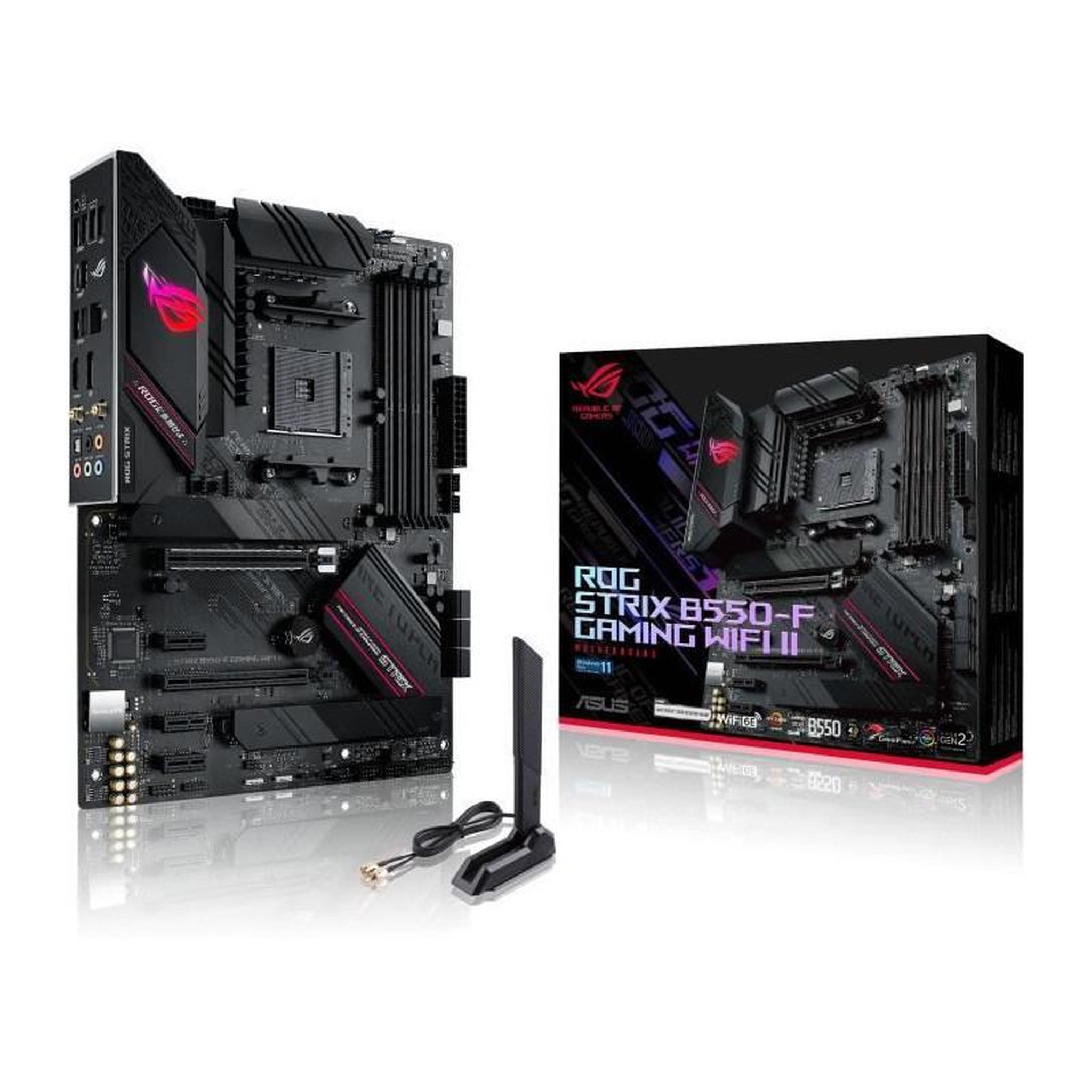 Voir la diapositive 4 : ASUS Carte Mere - ASUS - ROG STRIX B550-F GAMING(WI-FI) II - (90MB19V0-M0EAY0)