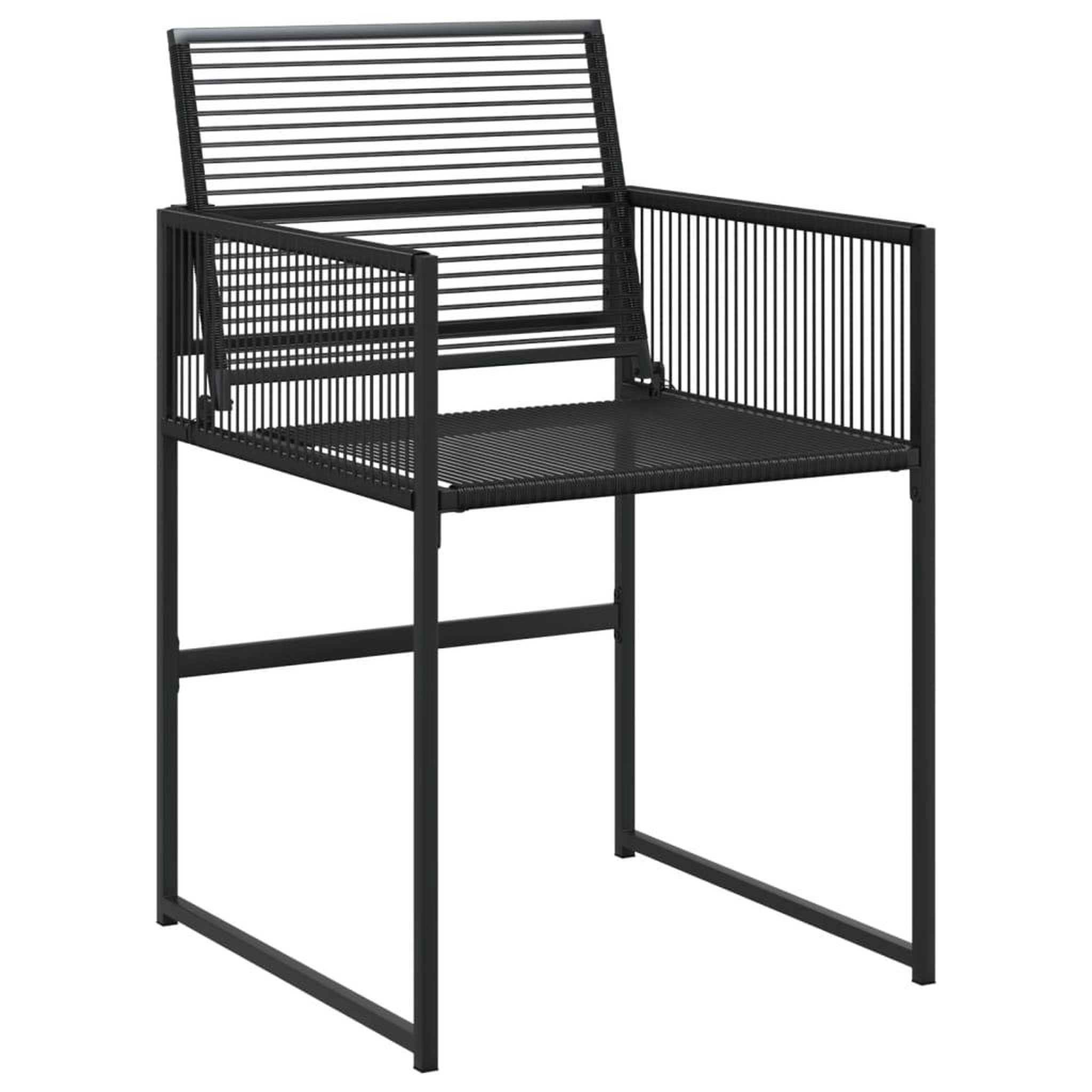 Voir la diapositive 4 : VIDAXL Ensemble a manger de jardin 9 pcs Noir Resine tressee