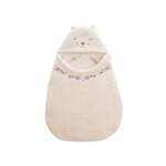 Petit Béguin Nid d'ange en sherpa Matcha. Coloris disponibles : Rose