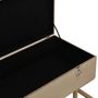 Voir la diapositive 5 : VIDAXL Banc avec compartiment de rangement 105 cm Beige Velours