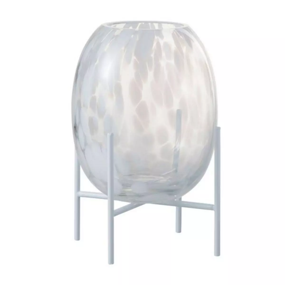 Paris Prix Vase sur Pied Design  Pois Déco  23cm Transparent