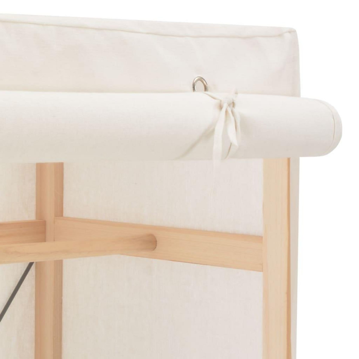VIDAXL Garde-robe Blanc 79 x 40 x 170 cm Tissu