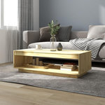 VIDAXL Table basse 110x50x33,5 cm bois de pin massif