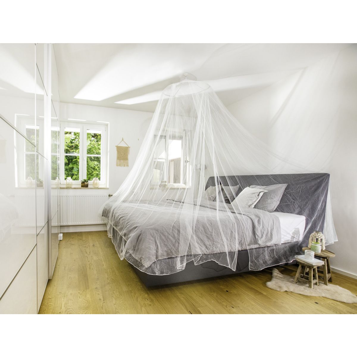 Moustiquaire ciel de lit 2 personnes