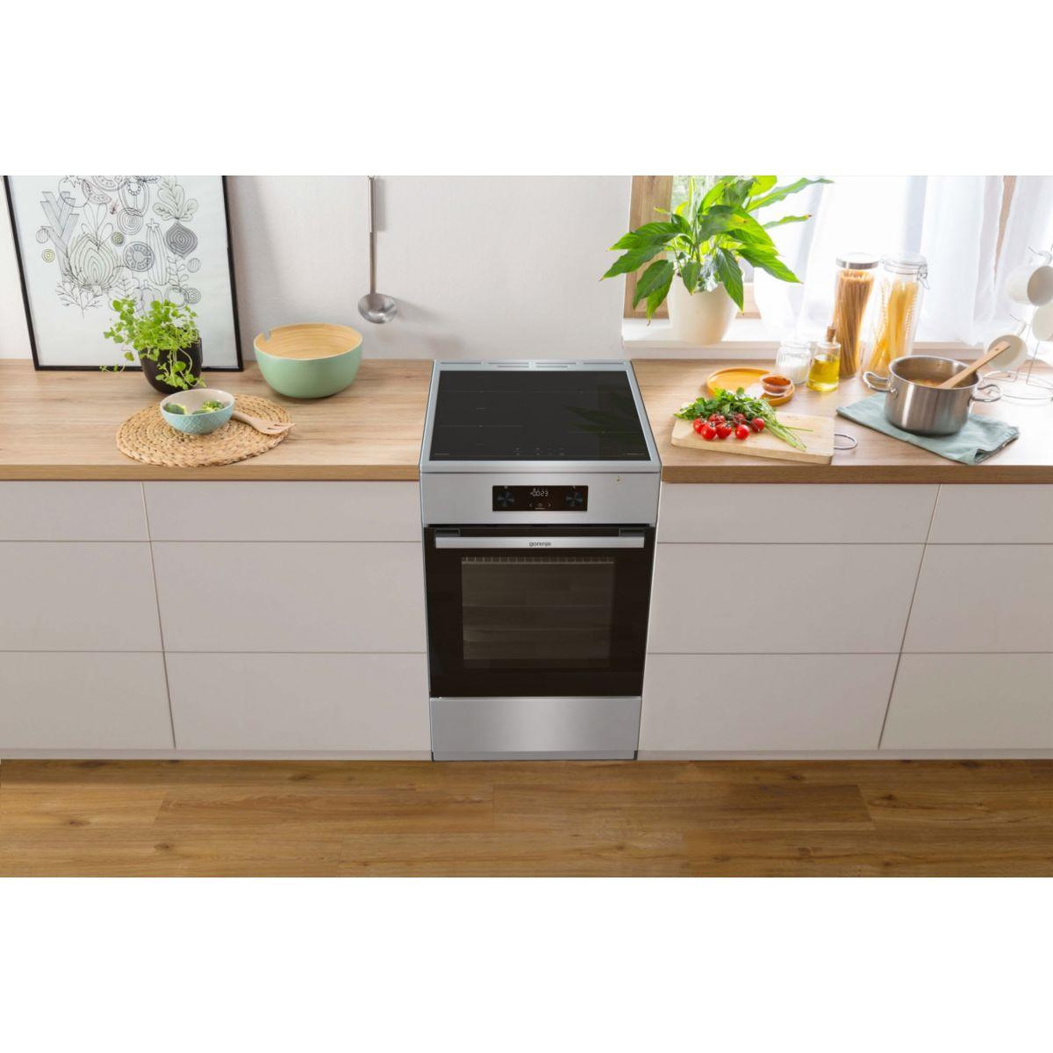 Voir la diapositive 5 : GORENJE Cuisinière induction geit5c61xpg