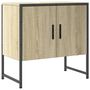Voir la diapositive 2 : VIDAXL Armoire lavabo de salle de bain chene sonoma 60x33x60 cm